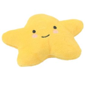 Dog Training Squeaky Dog Toys (Color: Yellow pentagram)
