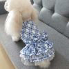 dog clothes small dog princess tutu skirt print